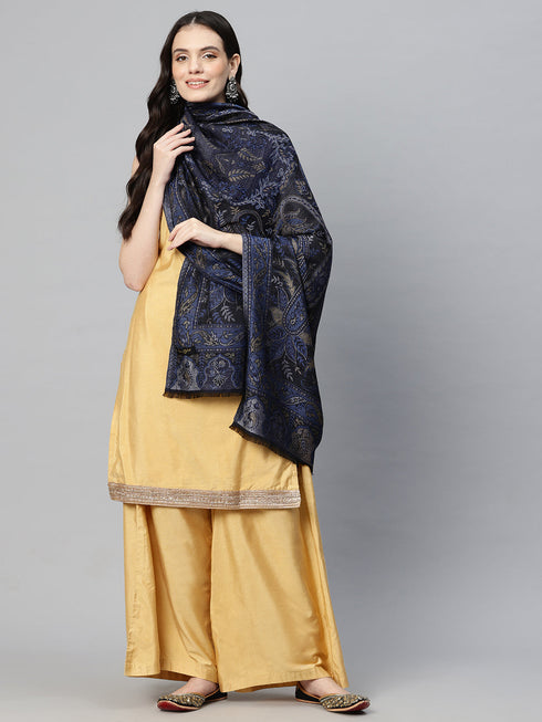 Women's Modal Jamawar Wool Stole
